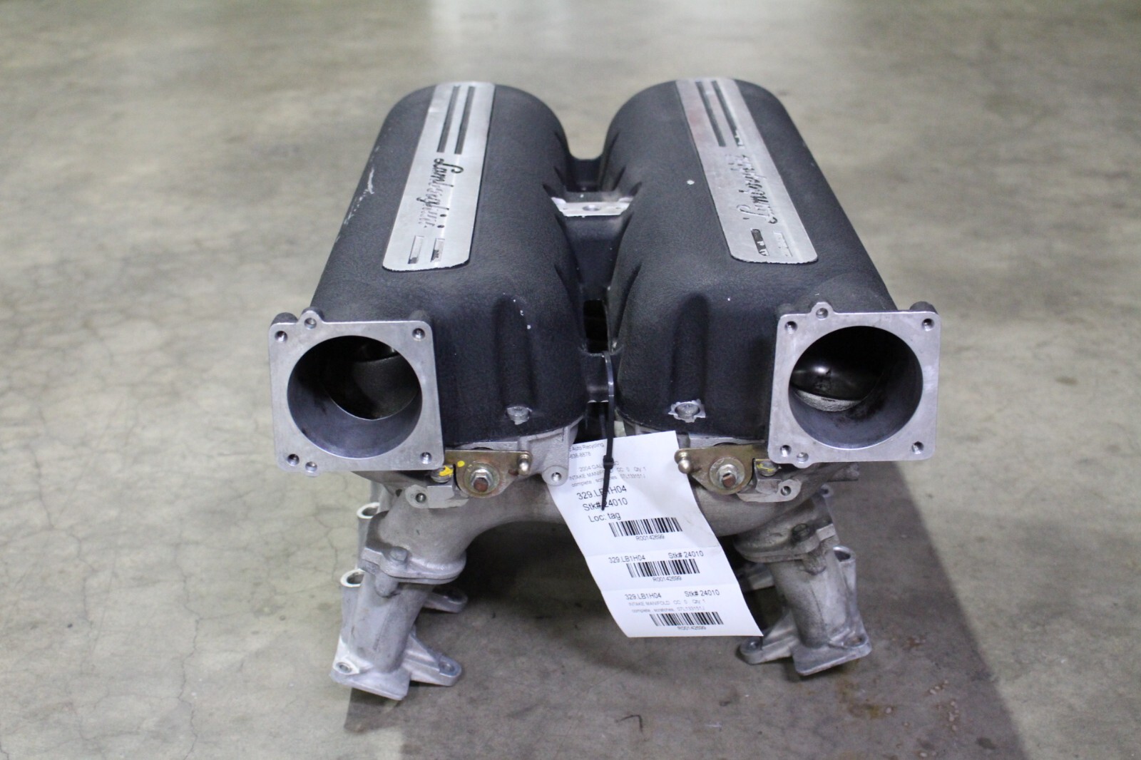 Lamborghini Gallardo, Intake Manifold, Complete, Scratches, Used, P/N 07L133151J