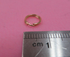14k Yellow Gold Split Ring Jump Ring Clasp Ch...