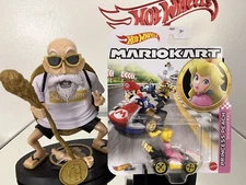 Hot Wheels Mario Kart 1:64 GBG28 PRINCESS PEACH Standard Diecast Car Mattel
