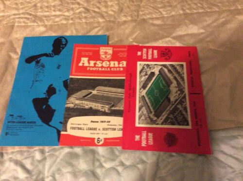 3 FOOTBALL LEAGUE V SCOTTISH LEAGUE PROGRAMME
