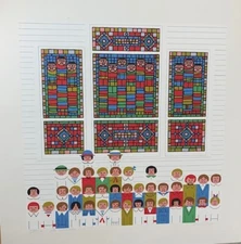 The Disciples Art Print by Edie Harper Signed Numbered 599/750  Limited Edition