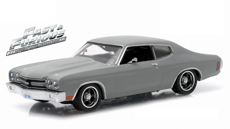 GREENLIGHT FAST & FURIOUS DOM'S 1970 CHEVY CHEVELLE SS DIECAST CAR 1:43 86227 - Image 2 of 4