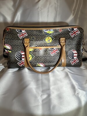 Luggage Bag Gianini Bernini Postcard Print Womens Carryon Tote Bag