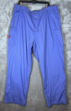 2Pcs Dickies Scrubs Unisex 3XL Blue Cargo Stretch Medical Hospital Nurse Doctor