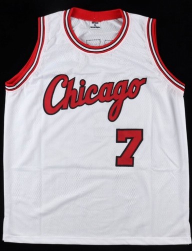 Toni Kukoc & Horace Grant Signed Chicago Jersey LOT JSA Bulls NBA Champs Auto - Picture 3 of 9