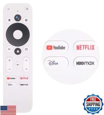 Replacement for ONN Android TV 4K UHD Stick TV Box Remote Control - with Voic