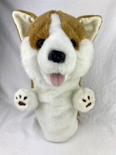 DAPHNE Welsh Corgi Dog W/ Paws Stuffed Plush Golf Club Head Cover 13"