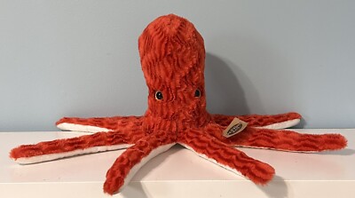 The Petting Zoo 20” Orange Octopus Squid Stuffed Animal Plush