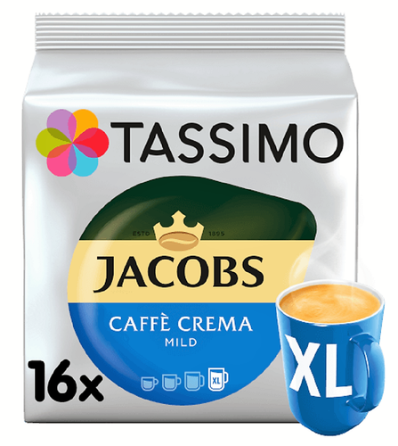 Pack Tassimo Jacobs Caffe Crema Mild XL 