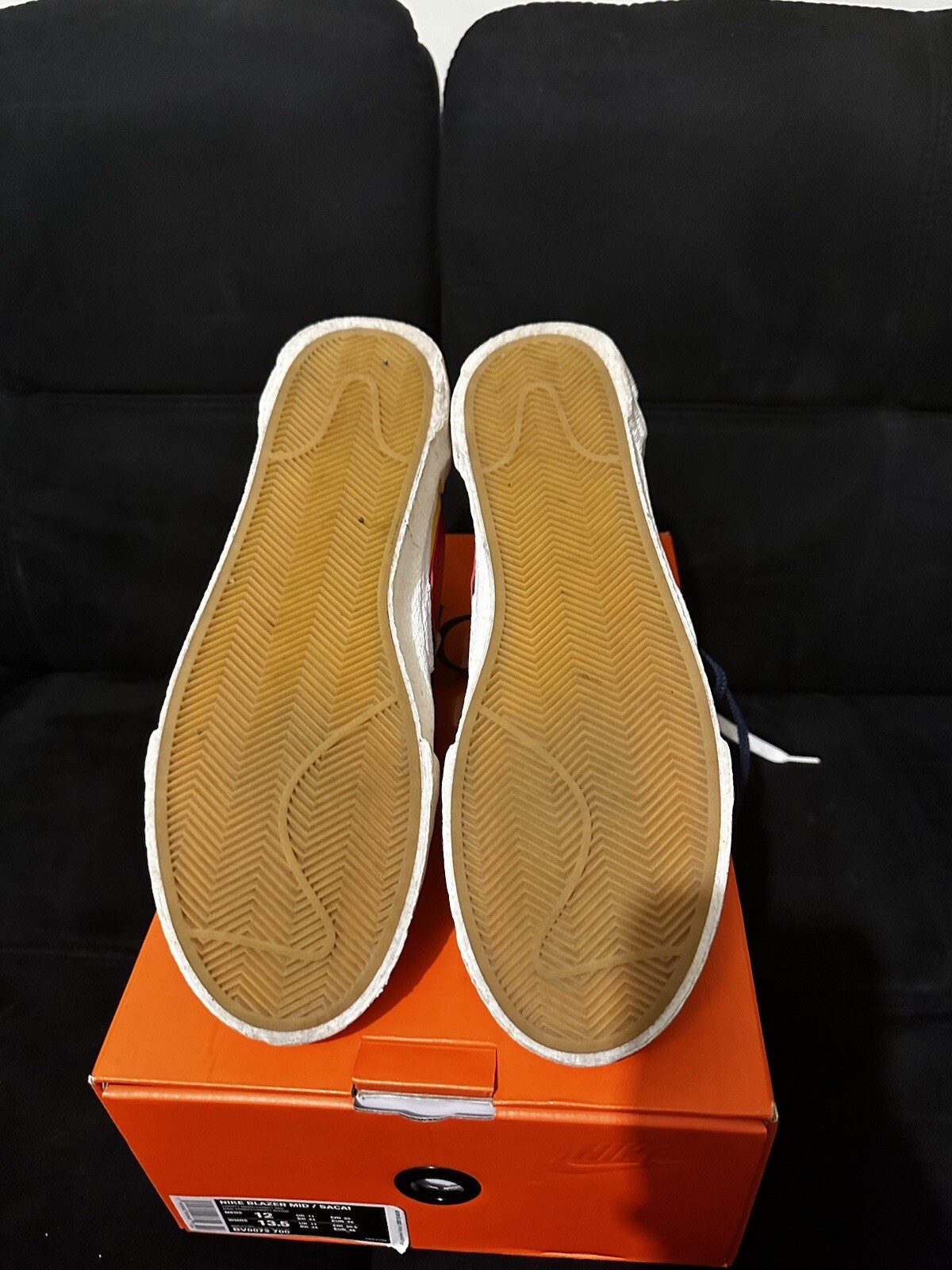 SACAI X NIKE Taglia 12 Blazer Nike Mid x Sacai Maize Navy 2019