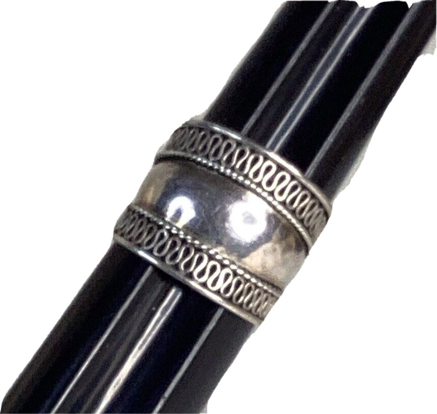 925 Sterling Silver Ring Wide Statement Swirl Sou… - image 1