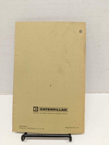 CAT Caterpillar 815 & 816 Compactors Operator's Guide SEBU5601 1978 - Picture 2 of 5