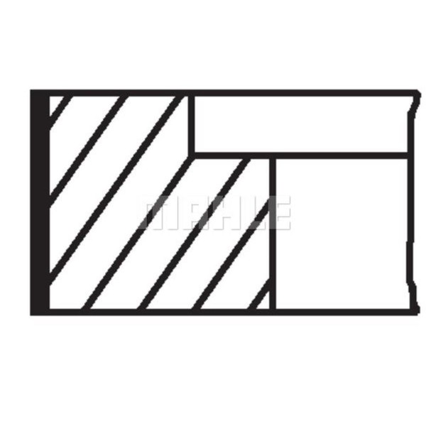 Mahle Kolbenringsatz Kolbenringzange FüR VW Transporter IV Bus 70XB 70XC-image