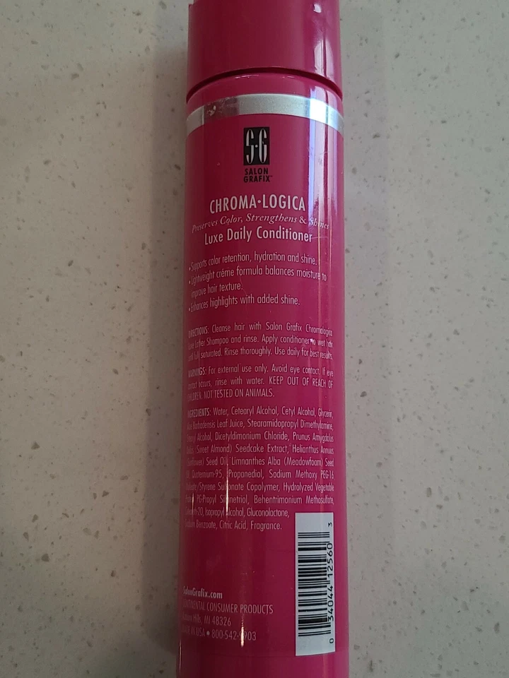 luxurious hair care routine with Salon Grafix SG Chroma-Logica Luxe Lather Condi - Image 3 of 4