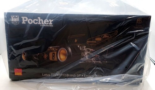 Pocher 1/8 scale Diecast Kit HK114 - Lotus 72D 1972 British GP E.Fittipaldi - Picture 5 of 7