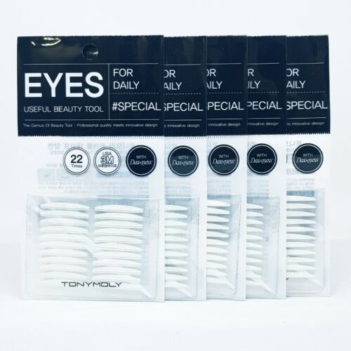 TONYMOLY Eyes Useful Beauty Tool 22 Times x 5ea Double Eyelid Tape Both Sides - Picture 1 of 6