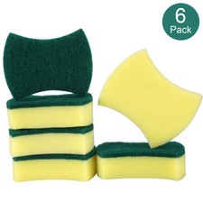 Resuable Non-Scratch Scrub Sponges Washing Dishes Cleaning Kitchen Dish Sponge