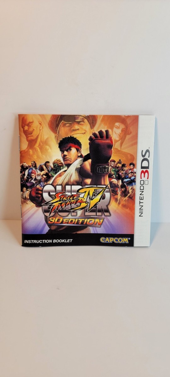 Super Street Fighter IV 3D Edition Nintendo 3DS TESTED (Nintendo