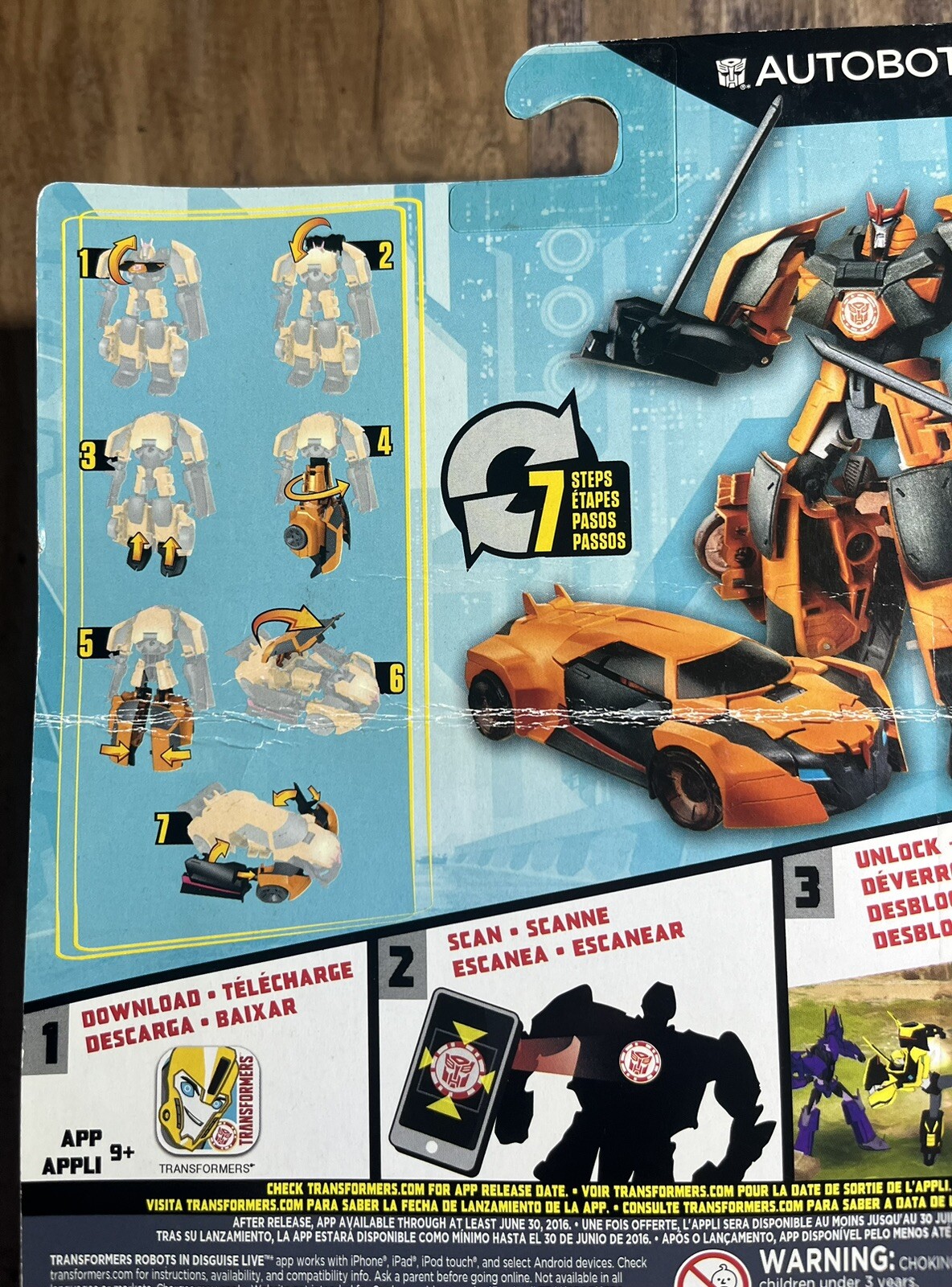 Transformers Robots In Disguise Autobot Drift Hasbro 2015 Toy Action Figure