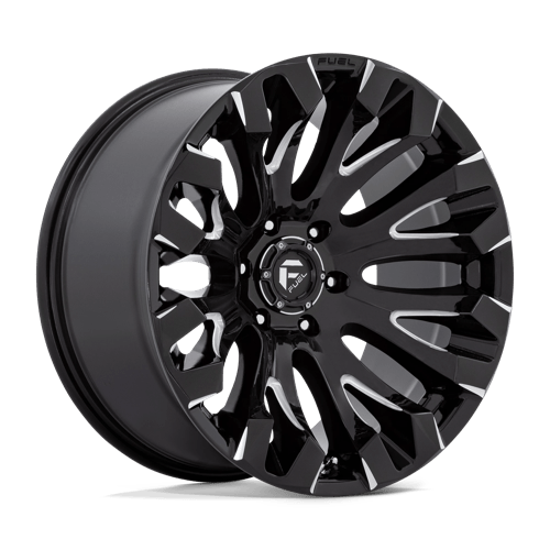 Fuel 1PC D828 Quake 20x10 6x139.7 -18mm Gloss Black Milled Wheel | eBay