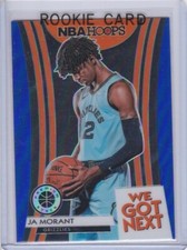 JA MORANT ROOKIE CARD 2019 Grizzlie We Got Next RARE BLUE PRIZMS VARIATION $$ RC