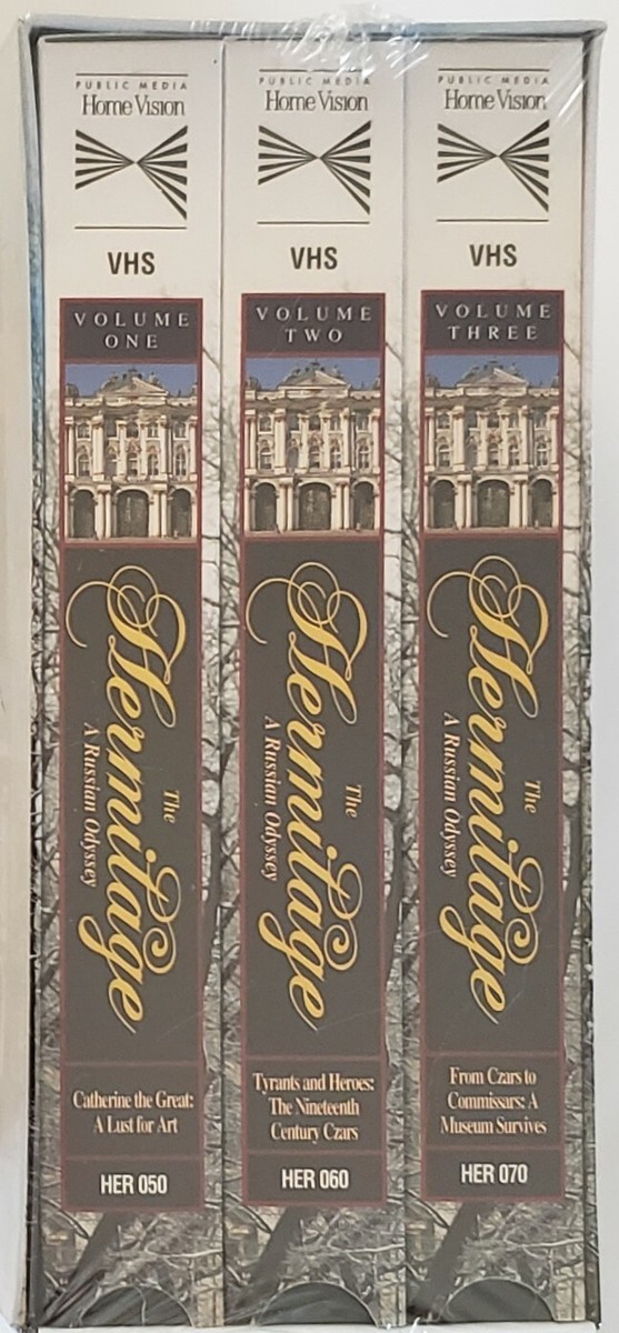 The Hermitage: A Russian Odyssey - 3 VHS Tapes - Boxed Set NEW  