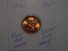 wheat penny 1950D GEM RED BU LINCOLN CENT 1950-D LOT #5 UNC FIRE RED LUSTER