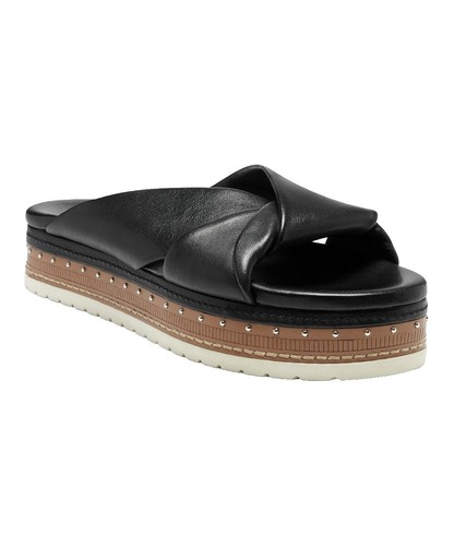 Vince Camuto Womens Kenlie Dark Brown Slides Size 8 M  display picture 2