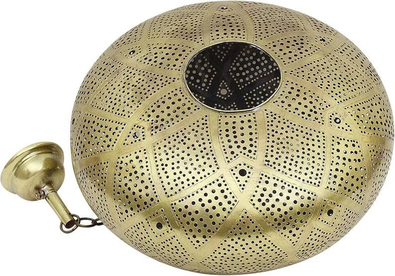 Ручной работы марокканский латунный подвесной светильник, подвесной абажур лампа - модель 2 - Изображение 4 из 4