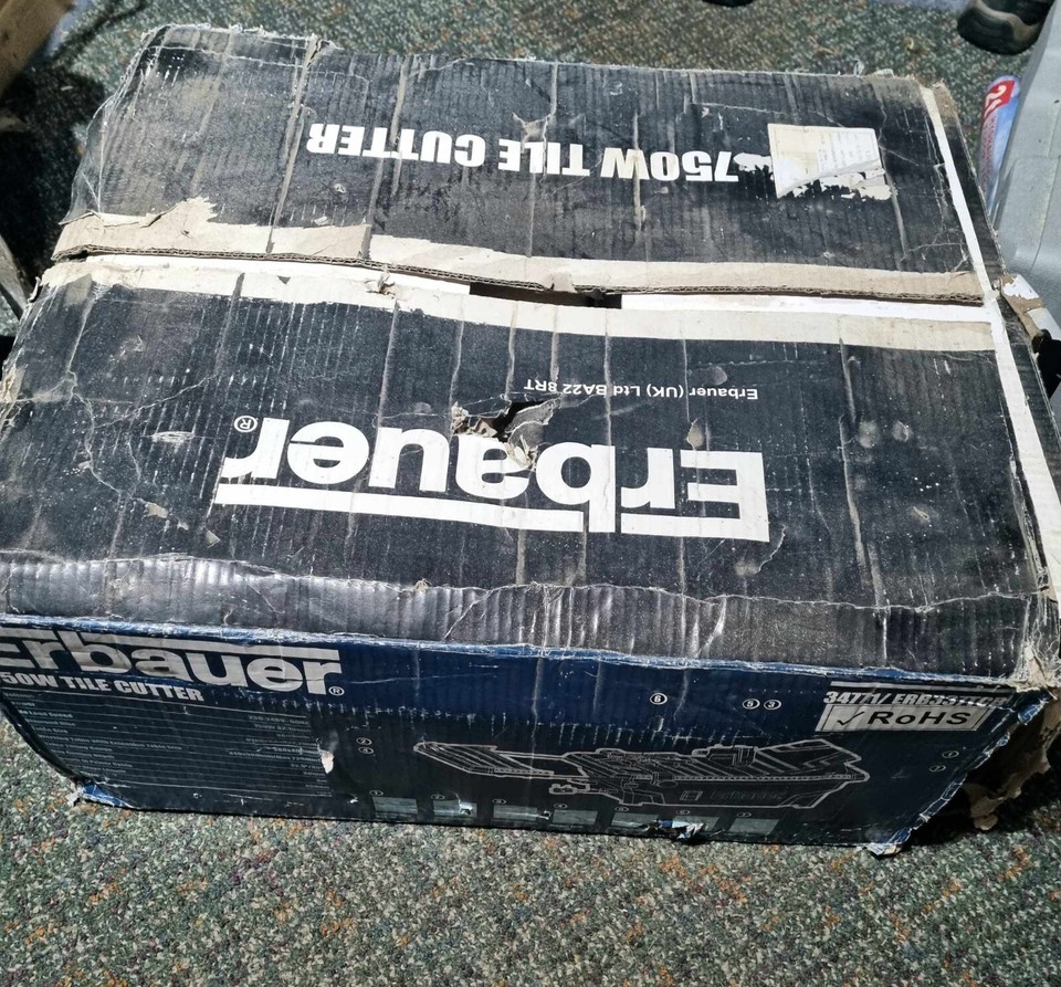 Erbauer Electric Tile Cutter Brushless ERB337TCB 750W 3663602797982 eBay