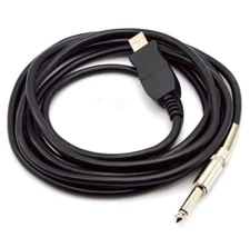 USB Guitar Bass To USB 6.3mm Link Cable adapter PC Recording USB Guitar cable