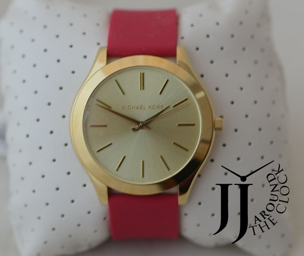 michael kors runway silicone strap