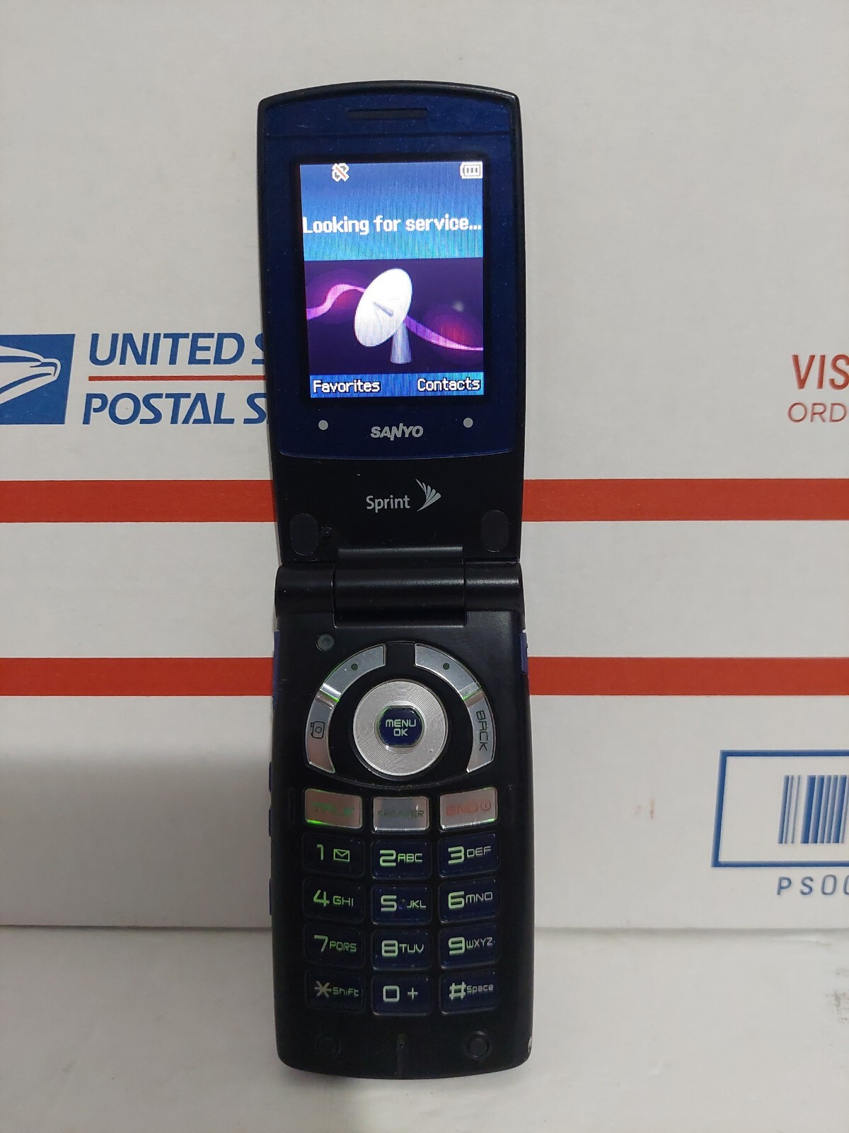Sanyo KATANA LX Blue Sprint Cellular Flip Phone Works 86483069734 eBay