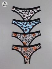 PERIZOMA MUTANDINE SLIP IN PIZZO PACCO DA 4