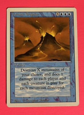 MTG Volcanic Eruption Revised Edition Regular Rare | eBay