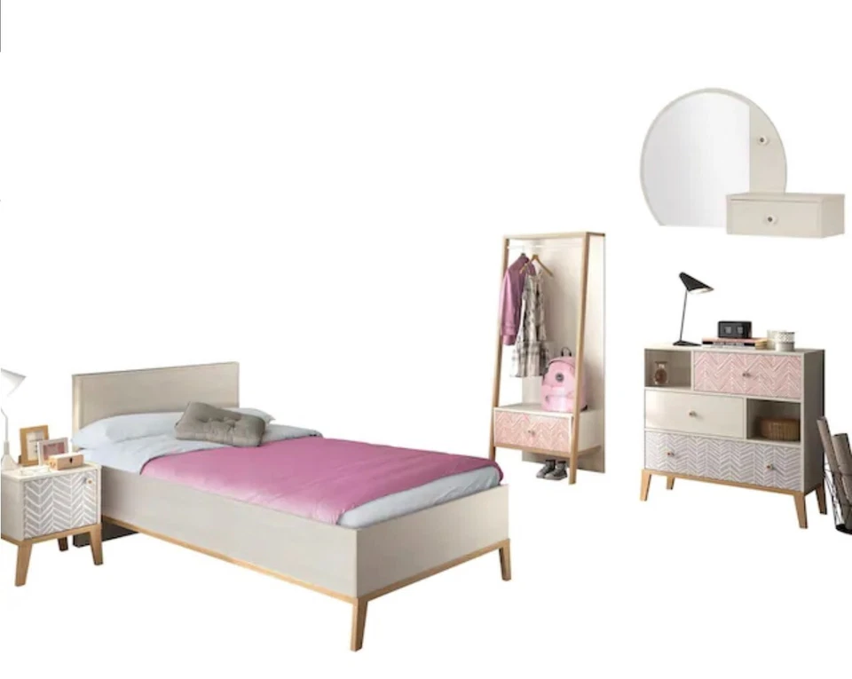 Gami Jugendzimmer-Set »Alika« Set 5 St plus Lattenrost und Matratze