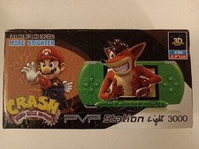 Console di gioco PVP Station Light 3000 verde schermo LCD 2,8" portatile/riproduzione TV