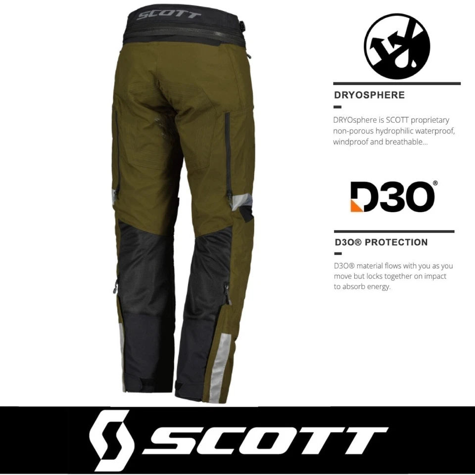 Adventure Motorcycle Trousers Scott Dual Raid Breathable Adventure Pants X-LARGE - Image 2 of 4