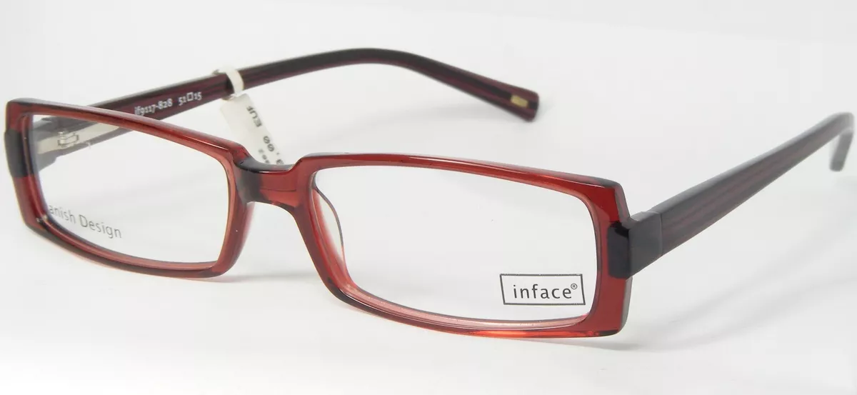 INFACE Design Danois if9117 828 Transparent Bordeaux Lunettes