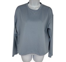 Spyder Active Womens Blue Long-Sleeve Lightweight Crewneck Top Size M