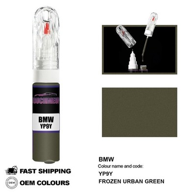 FÜR BMW FROZEN URBAN GREEN YP9Y Touch Up Lackstift Pinsel Fix Kit Kratzer Chip