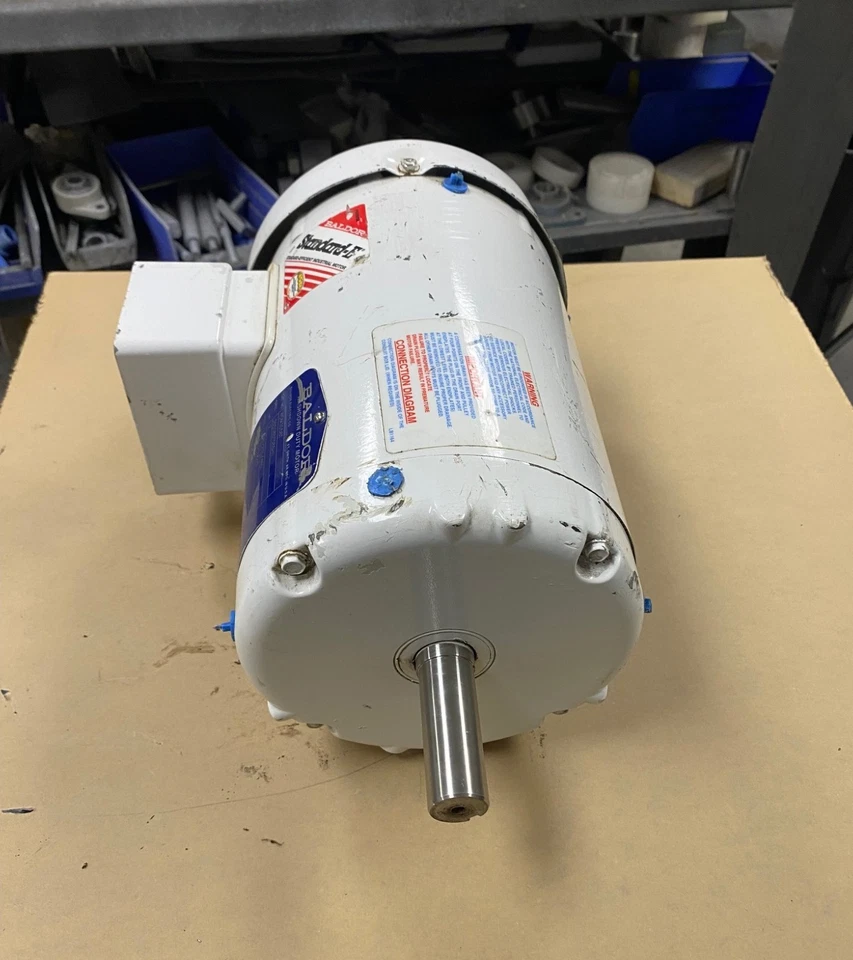 BALDOR WDM3558T WASHDOWN MOTOR 2HP 3PH 1740 RPM 208-230/460V MISSING COVER - Image 2 of 4