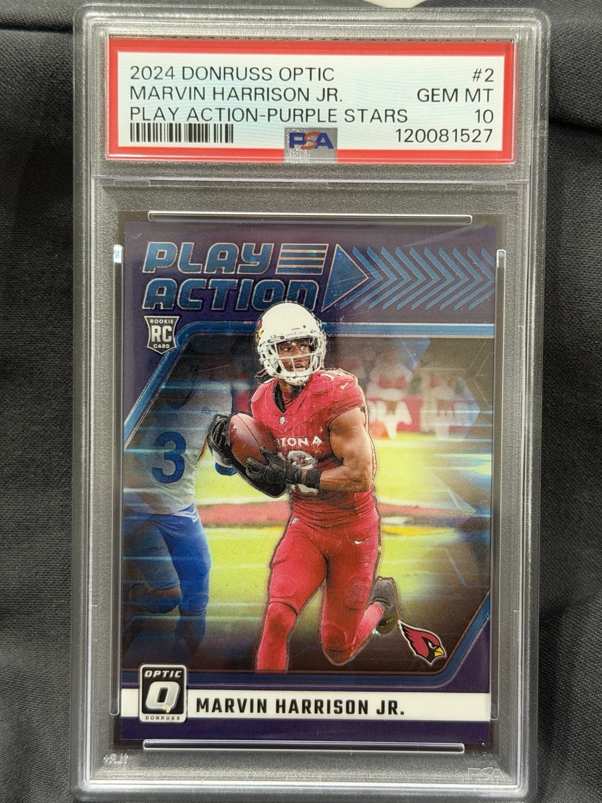 Marvin Harrison Jr. Panini Donruss Optic Play Action #2 Base