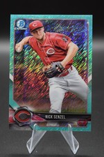 Nick Senzel 2018 Bowman #BCP120 Chrome Prospects Aqua Shimmer Refractor #/125