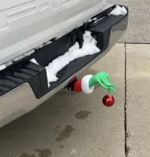 Grinch Trailer Hitch Cover