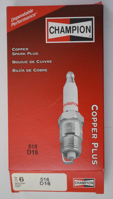 Champion Copper Plus Spark Plug D16 (Pack of 6) - New