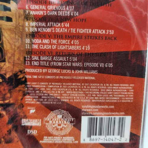 Star Wars CD Corellian Edition John Williams Music 6 Episodes Brand New Sealed - Picture 6 of 7