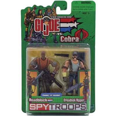 ROADBLOCK DREADNOK RIPPER FIGUR G.I JOE 2003 SPY TROOPS HASBRO GI COMIC #4 COBRA