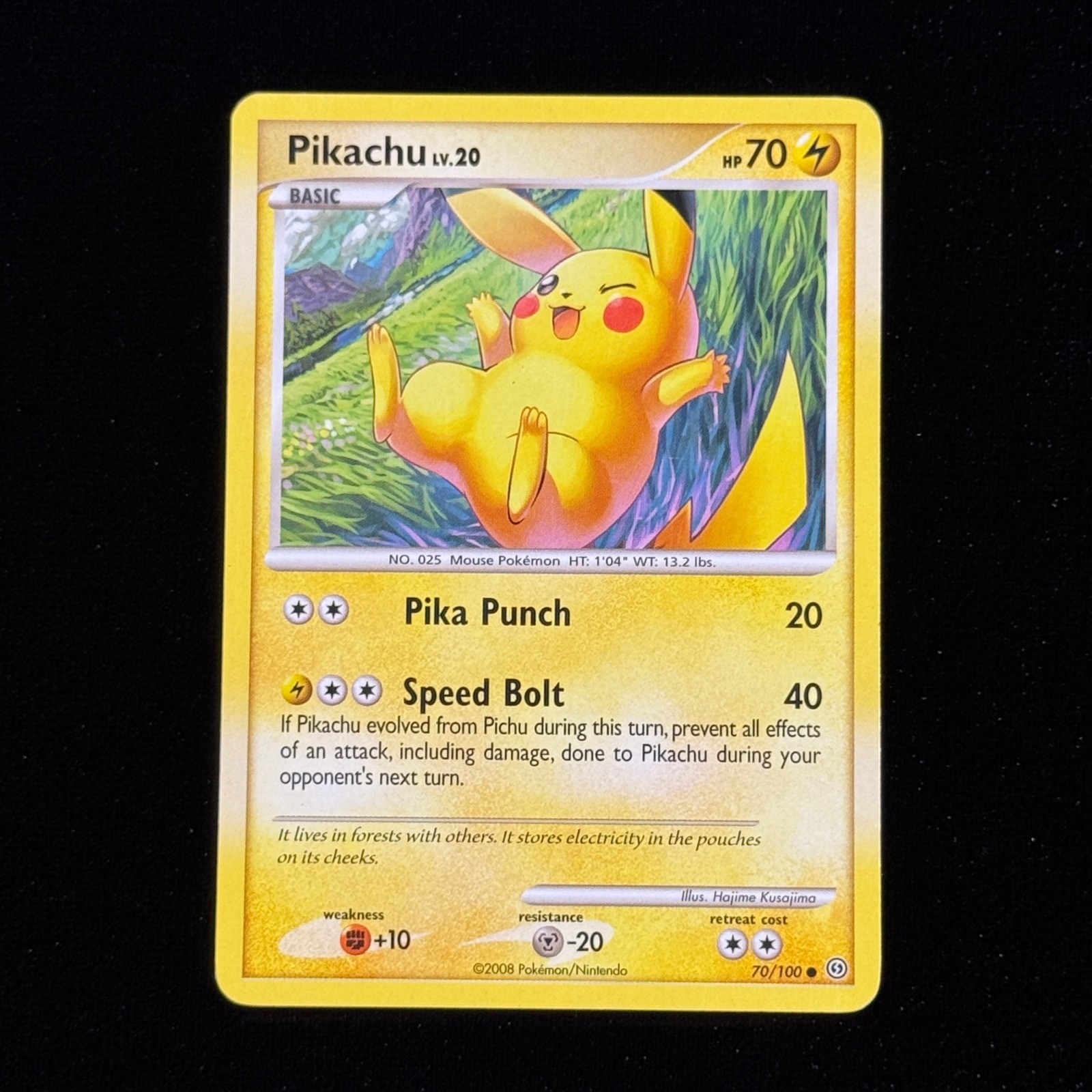 Pikachu Common Stormfront 70/100 Pokemon TCG