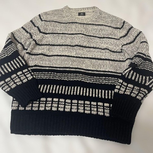 Paul Smith, Paul Smith Border Crew Neck Knit Sweater Red Used Rare 80s Vintage